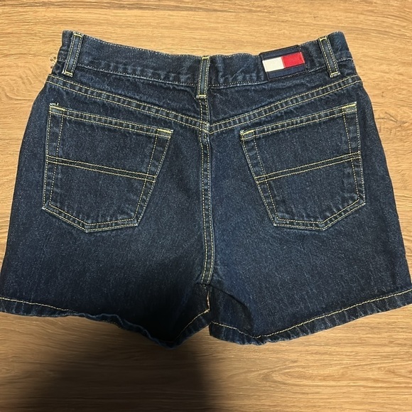 Vintage Tommy Hilfiger Shorts Juniors size 5 Denim Jean Hipster - Picture 2 of 4